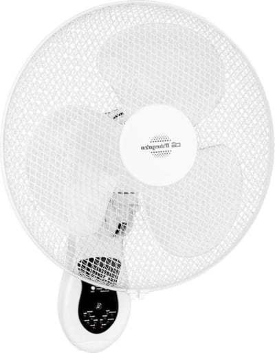 Wall Fan Remote Control 3 Levels Multi-Rotatable Headboard Timer 40 W Plastic - Orbegozo WF0242