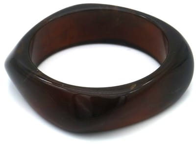Armband - kunststof - 2,3 cm - zwart