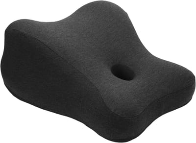 Intimiteitskussen - Koppel kussen - Ontspanning en comfort - 3D gebogen vorm - 48x41x23cm - Zwart