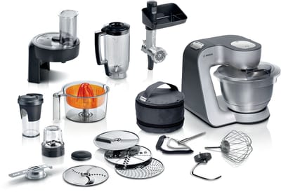 Bosch MUM59S81DE Keukenmachine Zwart/RVS