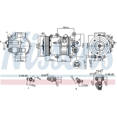 Compressor airconditioning NISSENS 890650