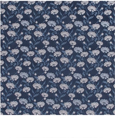 TRESANTI | ENRICH | Zijden pochet pioenRozen | Blauw