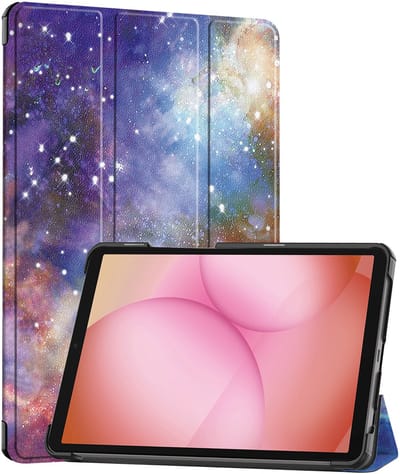 Hoes - Geschikt voor Samsung Galaxy Tab A11 - Dun & Stevig - Trifold Bookcase - Hard Cover - Hardcover Book Case - Tablet Hoesje - Galaxy