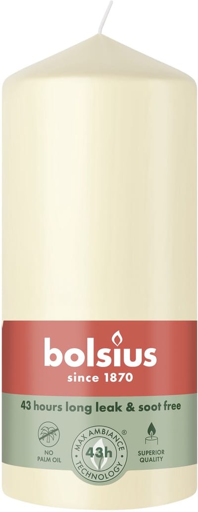 Bolsius Stompkaars 130/68 Soft Pearl (1 stuk)