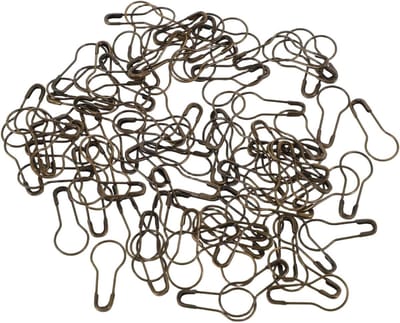 Veiligheidsspelden Kalebas - Kleding Spelden - Handwerk Organiseren - Roestvrij Staal - 1000 Stuks - Koffie