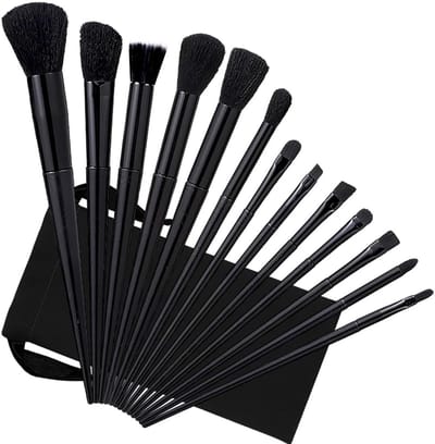Solidchoice - Professionele Make-up Kwasten Set van 13 met Opbergtas