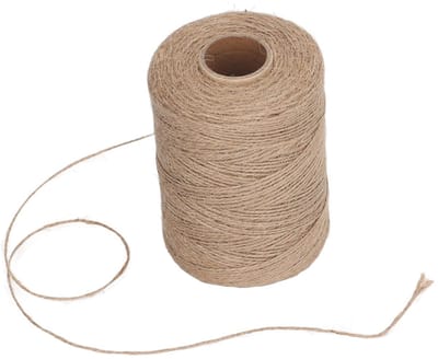 Dailygoods- Jute Touw 300 Meter - 2-laags - Hennep Touw - Knutselen - Cadeauverpakking - Tuinieren - Perfect voor Decoratie - Tuin Touw