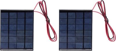 Zonne-energie Modules - Mini Zonnepanelen - Experimenteel Gebruik - Met 100cm Kabel - 136 x 110 mm