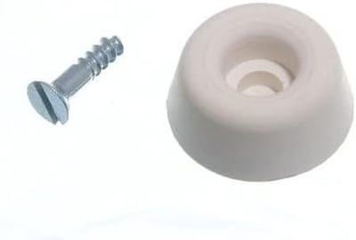 Toiletbril Buffers - Toiletbril Pads - WC Bril Reparatie - Zelfklevend - 19 mm - Wit