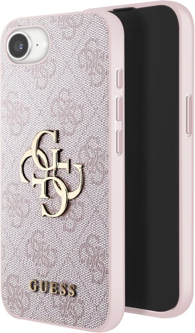 Guess telefoonhoesje voor iPhone 16e & 17e - luxe design - Pink