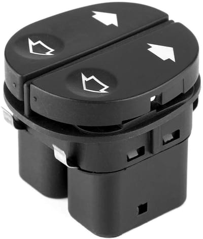 Allecto - Autoruit Schakelaar - Elektrische Raammechanisme - Geschikt voor Ford KA Fusion MK6 - Kleur zwart - Vervangend onderdeel - Compatibel met...