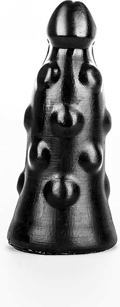 Bubble Toys - PokPok - Anaal Dildo - Zwart - Vier maten Medium