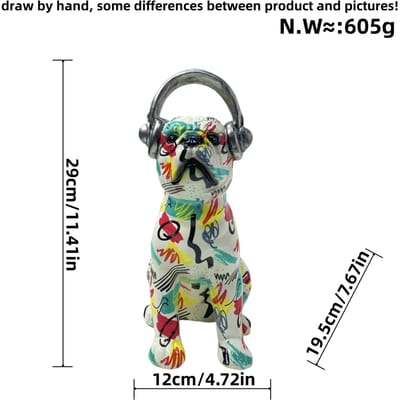 Retro Dierlijke Kunstwerken Ornamenten High-end Hars Ambachten Hond Ornamenten Huis Woonkamer Kast Decoraties