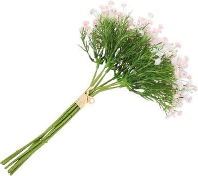Kunstbloemen Bruidsboeket - Nep Bloemen Decoratie - Bruiloft Aankleding - Vervagingsbestendig Materiaal - 32x18cm - Roze
