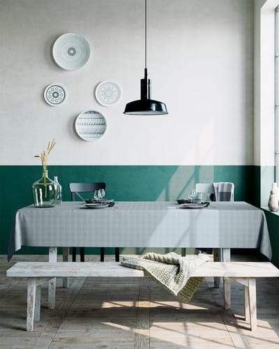 Mistral Home - TAFELKLEED - sogo - 150 x 250 cm - effen kleur - blauw- Duurzaam