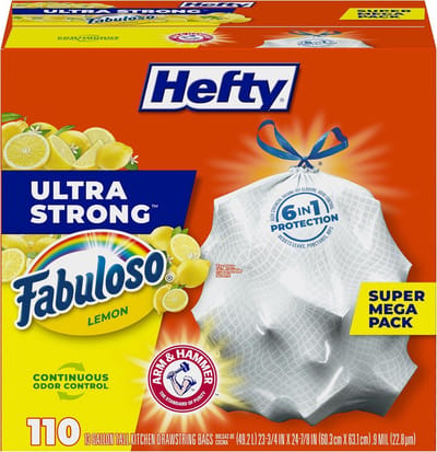 Ultra Sterke 13 Gallon Vuilniszakken - Weerstaan Lekken en Geur, 110 Zakken
