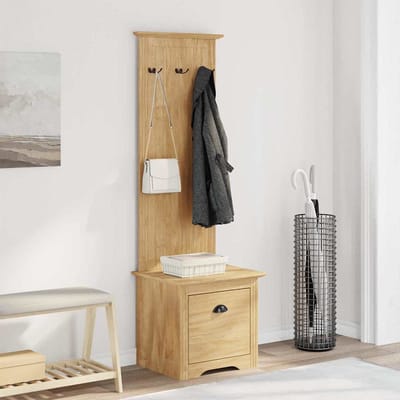 vidaXL - hal - kast - BODO - Honing - bruin - 50 - x - 40 - x - 156,7 - cm