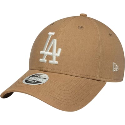 New Era 9fortyâ® Los Angeles Dodgers Linen Dames Cap 60856358 - Kleur Bruin - Maat 1SIZE