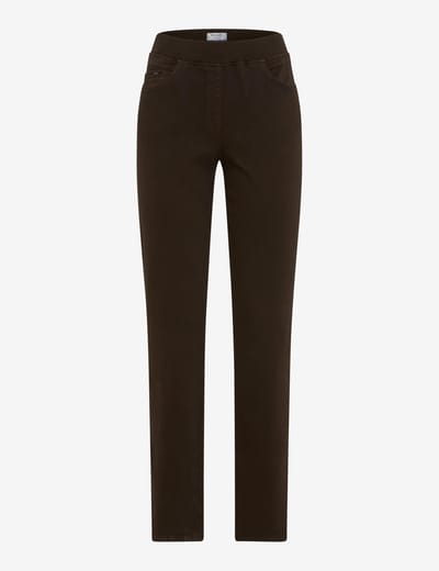 Raphaela by Brax Dames Jeans  Style CARINA DARK CHOCOLATE, denim donkerbruin, maat 36