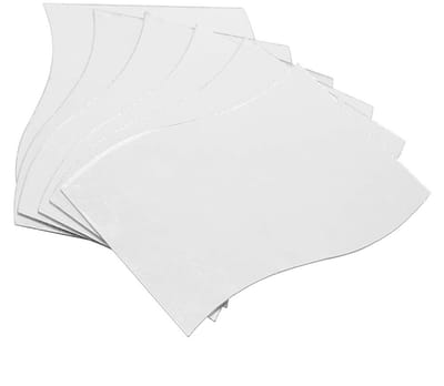 Dailygoods- Muurstickers 6 Stuks - Acryl Spiegelstickers - Wanddecoratie Slaapkamer - Wanddecoratie Woonkamer - Zelfklevend - Hoogwaardig PVC