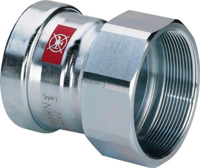 Viega Prestabo XL-verloopstuk, d 108,0mm, Rp 4 staal ongelegeerd, verzinkt Model 1112XL, 630027