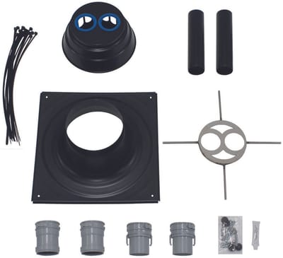 Vaillant Set 1 basiselement voor flexibele rookgasafvoerleiding DN 60, PP, 0020106046