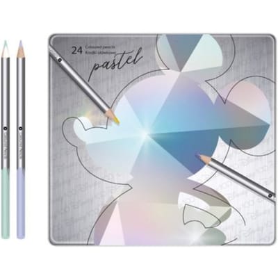Disney 100 opal collection mickey - kleurpotloden 24 stuks blik