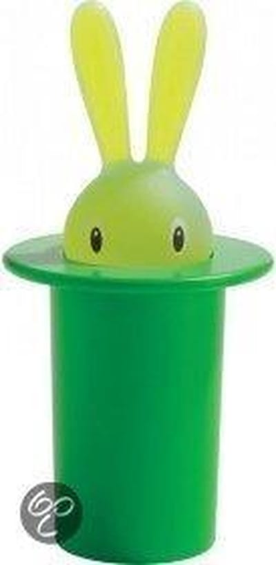 Alessi Magic Bunny Tandenstokerhouder Groen
