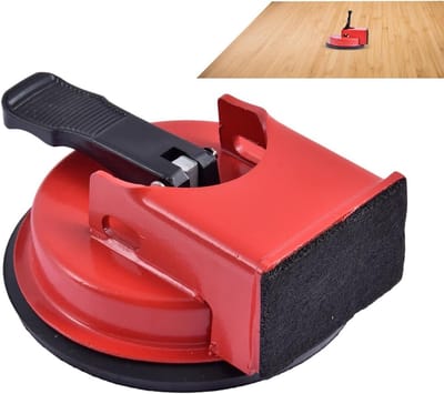 Vloer Fixeer Gereedschap - Tegel Grijper - Vloeren Installeren - Vacuüm Stabiliteit - 12.9 x 11.1 x 13.1 cm - Rood