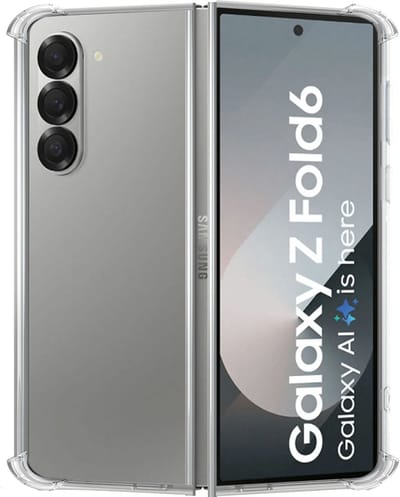 Geschikt voor Samsung Galaxy Z Fold 6 - Hoesje - Shock Proof Case – Cover Transparant