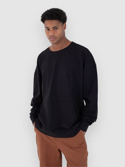 Hurley Bcnk8 Washed Crew Sweater zwart
