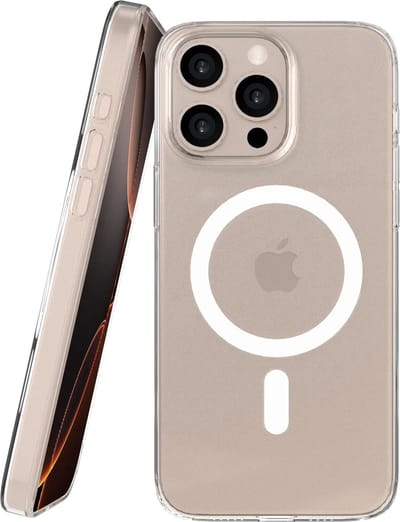 Hoesje Geschikt voor Apple iPhone 16 Pro Max | NEKIT Bare | 1.2MM Thin Case | Ultradun en Ultralicht Design | Verfijnde Bescherming | Compatibel met MagSafe / Qi2 | Transparant