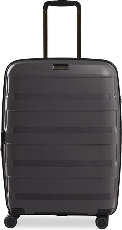 Stratic Straw+ - koffer medium - 66x45x28 cm - 3,7 kg - 65-74 L - spinner - grijs