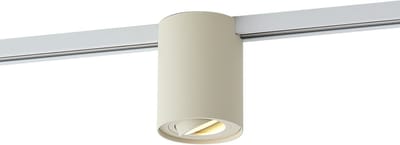 QAZQA rondoo up - Moderne Spot railsysteem verlichting, railverlichting geschikt voor led - 1 lichts - Ø 9.6 cm - Beige - Woonkamer
