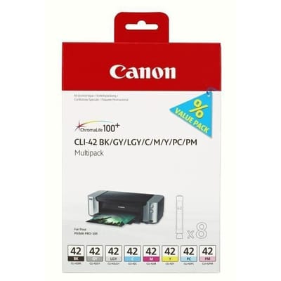 Set inktpatronen »CLI-42« (CLI-42 BK/GY/LGY/C/M/Y/PC/PM)