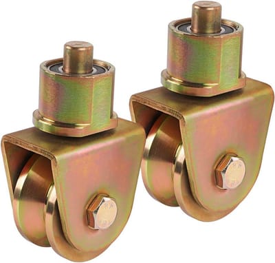 2 Inch V-Groef Schuifpoort Wielen met 360 Graden Rotatie voor Zware Poorten