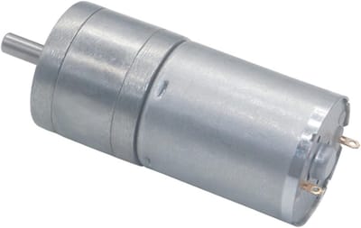 Gelijkstroommotor - Reductiemotor Hoog Koppel - Robotica Projecten - Sterke Magneetkracht - 6 Volt - Metaal