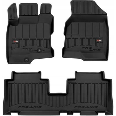 FROGUM PROLINE Automatten - Geschikt voor OPEL ANTARA (2006-2018) - 3-delig - TPE Rubber - Zwart