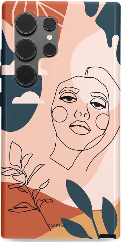 Casetastic Hoesje Geschikt voor Samsung S24 Ultra - Stijlvolle Beschermende Duo-layer Case - Zachte contour