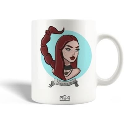 Mug en Céramique Horoscope du Jour le Sagittaire Scorpion Signe du Zodiaque