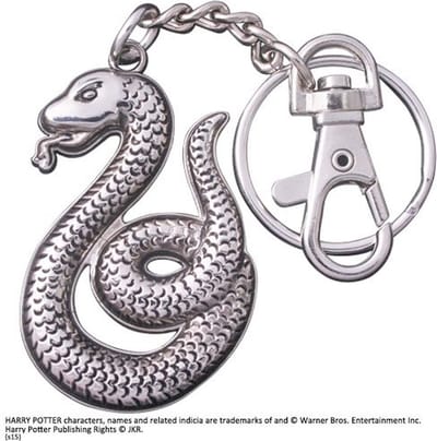 The Noble Collection Harry Potter - Slytherin 7 cm Keychain - Zilverkleurig
