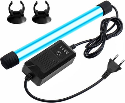 UV Sterilisator Aquarium 9W met Timer - Doodt Bacteriën, Verwijdert Groene Algen en Geurtjes