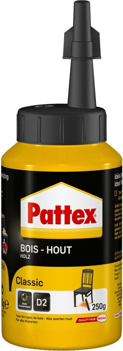 Pattex Houtlijm Classic - 10 x 250 gr - Voordeelverpakking