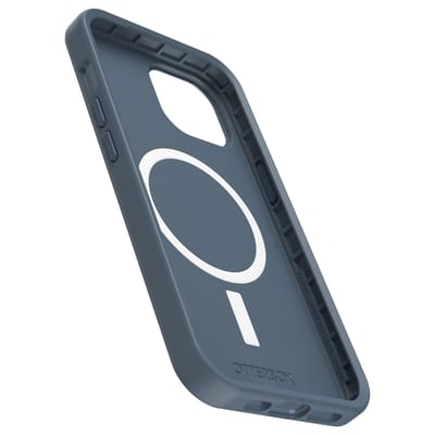OtterBox Symmetry Clear Backcover MagSafe voor de Apple iPhone 17e / 16e / 15 / 14 / 13 - Blauw