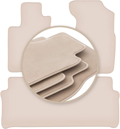 PREMIUM beige vloermatten voor: Honda CR-V II SUV 2001-2006