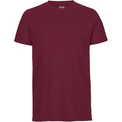 Neutral Men´s Fit T-Shirt NE61001 - Bordeaux - S