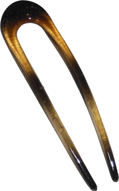 Haarpin U-vorm lichtbruin - lengte 13 cm / breedte 3,5 cm - Herfst - Herfstkleuren