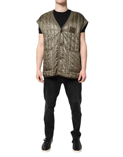 Gequilted Mouwloze Vest