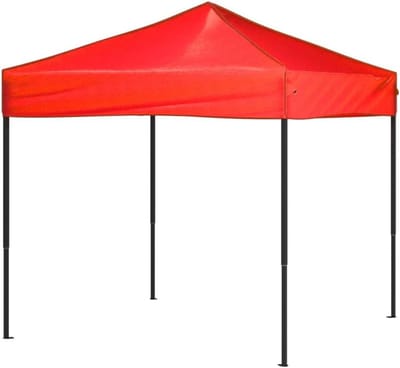 Feesttent - Partytent vouwbaar - Buitenfeest organiseren - Snel op te zetten - 2x2 meter - Rood