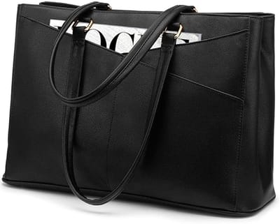 Laptoptas voor dames – Grote waterdichte werktas en handtas – Stijlvolle schoudertas voor vrouwen, ideaal voor werk, school of zakelijk gebruik